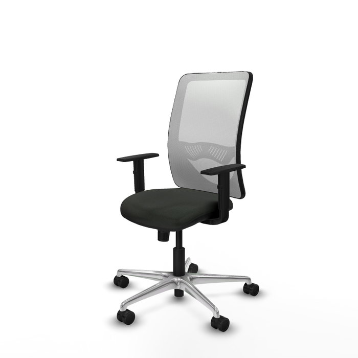 PIQUERAS Y CRESPO Silla de oficina Zulema con mecanismo Sincro, Negro y Blanco PIQUERAS Y CRESPO Silla de oficina Zulema con mecanismo Sincro, Negro y Blanco