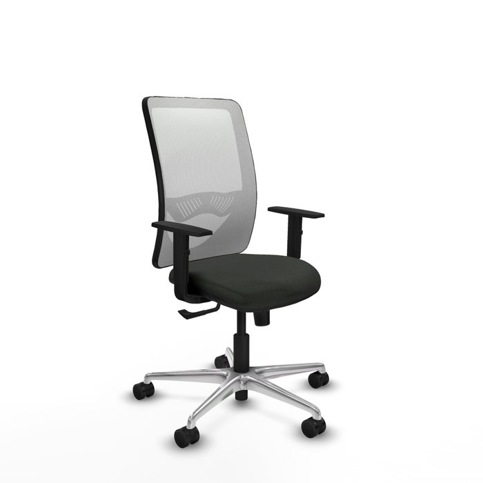 PIQUERAS Y CRESPO Silla de oficina Zulema con mecanismo Sincro, Negro y Blanco PIQUERAS Y CRESPO Silla de oficina Zulema con mecanismo Sincro, Negro y Blanco