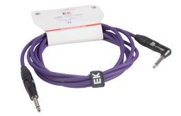 Cable Ek Audio para Guitarra Jack Recto-Acodado 6 m Violeta
