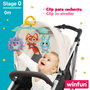 Winfun Móvil de cuna relajante 3 en 1 con animalitos del bosque