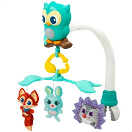 Winfun Móvil de cuna relajante 3 en 1 con animalitos del bosque
