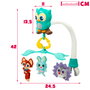 Winfun Móvil de cuna relajante 3 en 1 con animalitos del bosque