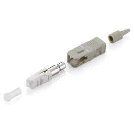 EQUIP Conector de fibra óptica SC Multimode 12 unidades