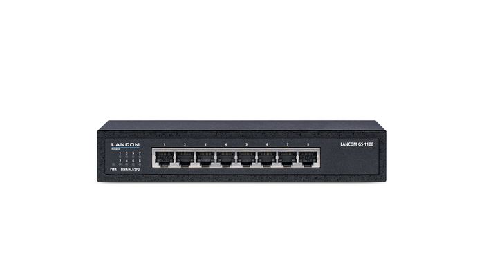 LANCOM GS-1108 RM Switch de red de 8 puertos Gigabit Ethernet LANCOM GS-1108 RM Switch de red de 8 puertos Gigabit Ethernet