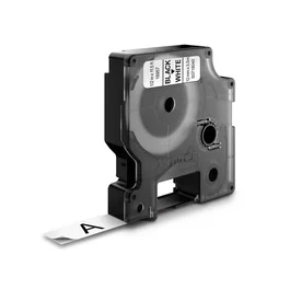 DYMO D1 Etiquetas Durable Negro sobre blanco 12mm x 5.5m