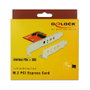 DeLOCK 89889 Tarjeta adaptadora M.2 Key E y PCI Express x1