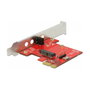DeLOCK 89889 Tarjeta adaptadora M.2 Key E y PCI Express x1