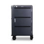 Phoenix Technologies Armario Carro de Carga CHGSTA36 para 36 Dispositivos hasta 15.6 Pulgadas, Carga Inteligente 65W, Seguridad y Ventilación