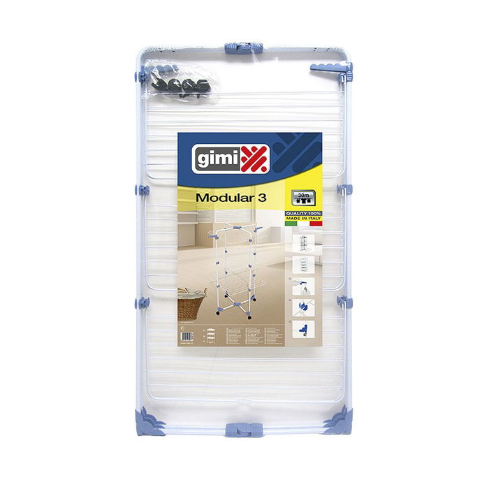 Vileda Tendedero Modular 3 Acero Blanco 30 m Vileda Tendedero Modular 3 Acero Blanco 30 m