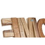 DKD Home Decor Decoración Madera 58x4x20 Home Natural