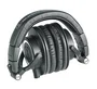 Audio-Technica ATH-M50X - Auriculares Cerrados de Diadema para Estudio Alámbricos - Circumaural, 15-28000 Hz, 38 Ω, Negro