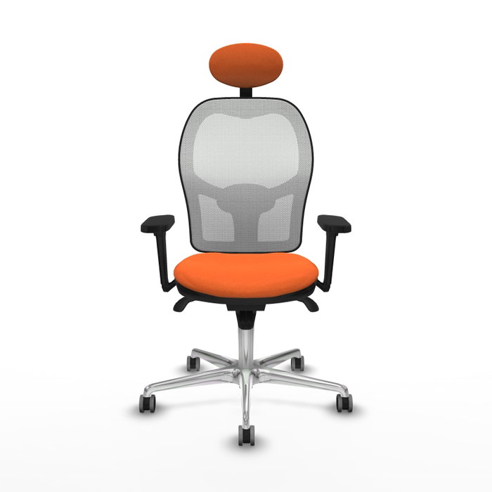 PIQUERAS Y CRESPO Silla de oficina Jorquera Naranja y Blanco