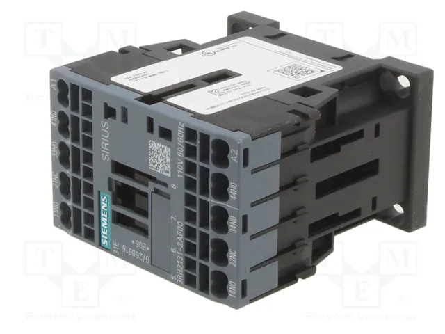 SIEMENS 3RH2131-2AF00 Contactor 4-polar 110VAC 10A S00 SIEMENS 3RH2131-2AF00 Contactor 4-polar 110VAC 10A S00