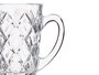 Vivalto Taza de diseño Diamante en Cristal/Glass, 110 ml, Dimensiones 6x9x9 cm (Set de 48)