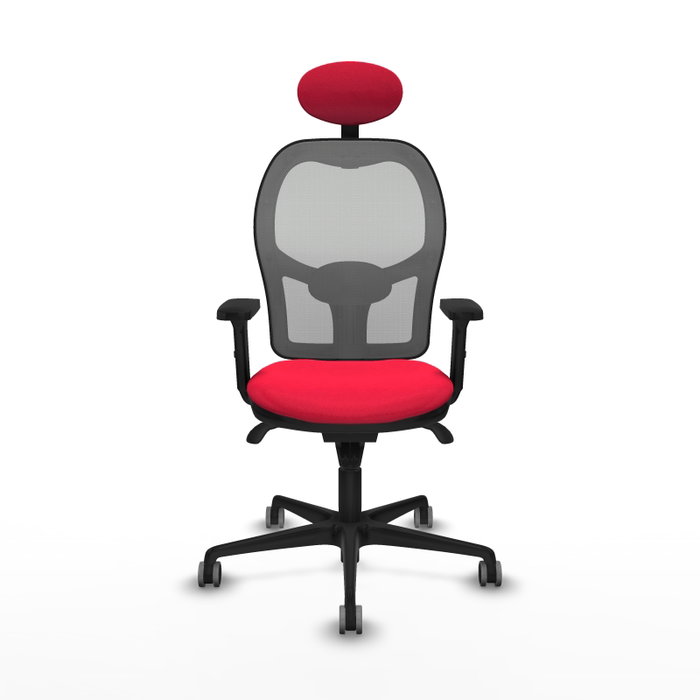 PIQUERAS Y CRESPO Silla de oficina Jorquera Rojo/Gris PIQUERAS Y CRESPO Silla de oficina Jorquera Rojo/Gris