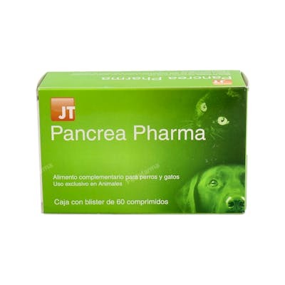 JT Pharma Pancrea Pharma 60 comprimidos para perros y gatos JT Pharma Pancrea Pharma 60 comprimidos para perros y gatos