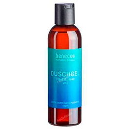 BENECOS Gel de baño y champú 2 en 1 Cuerpo-Cabello Bio Vegan 200 ml