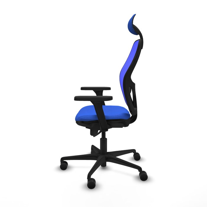 PIQUERAS Y CRESPO Silla de oficina Jorquera Azul con mecanismo Sincro PIQUERAS Y CRESPO Silla de oficina Jorquera Azul con mecanismo Sincro