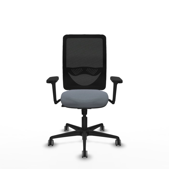 PIQUERAS Y CRESPO Silla de oficina Zulema con mecanismo Sincro, Gris y Negro PIQUERAS Y CRESPO Silla de oficina Zulema con mecanismo Sincro, Gris y Negro