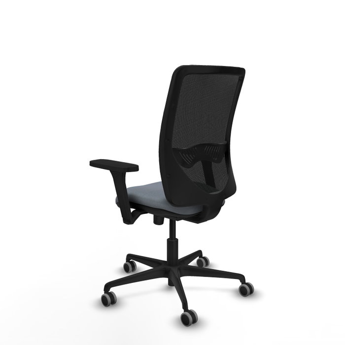 PIQUERAS Y CRESPO Silla de oficina Zulema con mecanismo Sincro, Gris y Negro PIQUERAS Y CRESPO Silla de oficina Zulema con mecanismo Sincro, Gris y Negro