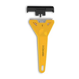 3 Claveles Rascador de Vidrios 14.5 cm con Hoja de 60 mm en Display Colgador