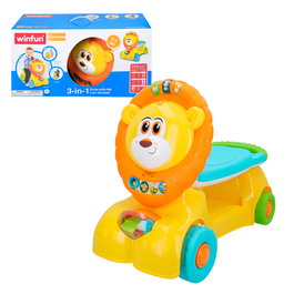 Winfun Correpasillos 3 en 1 León con Luces y Sonidos