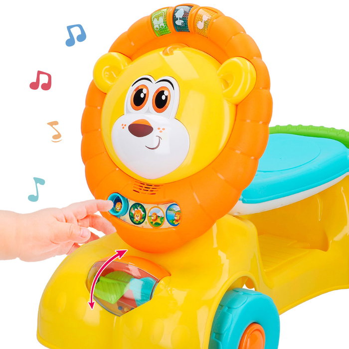 Winfun Correpasillos 3 en 1 León con Luces y Sonidos