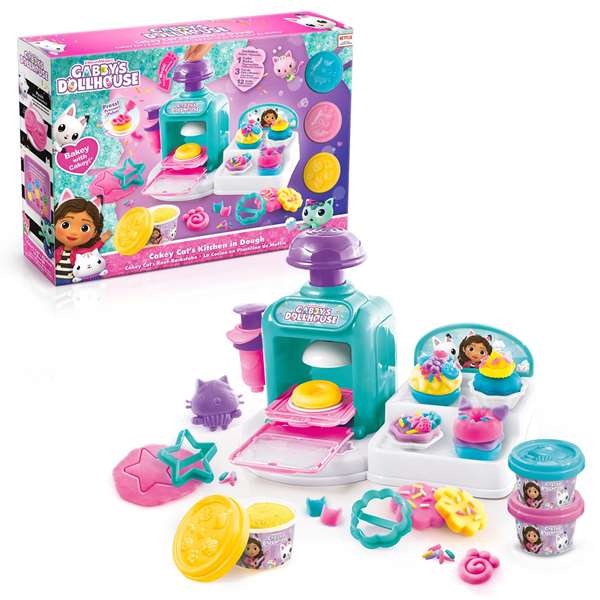Canal Toys Juego de Plastilina Pastelería Casa de Muñecas de Gabby con Moldeos y Accesorios para Niños 3+ Años