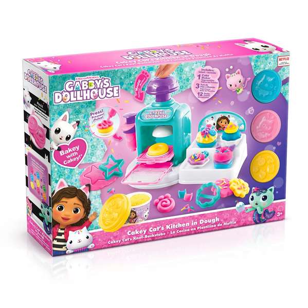 Canal Toys Juego de Plastilina Pastelería Casa de Muñecas de Gabby con Moldeos y Accesorios para Niños 3+ Años