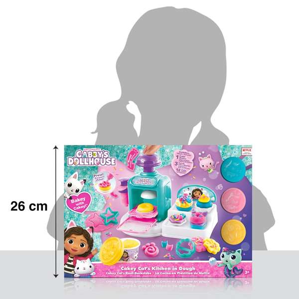 Canal Toys Juego de Plastilina Pastelería Casa de Muñecas de Gabby con Moldeos y Accesorios para Niños 3+ Años