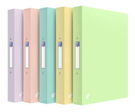 Carpeta De Anillas Oxford/Elba Urban Pp Translucido A4+ 2 An.Redonda 30Mm Surtido (5 Col. Pastel) (Set de 10)