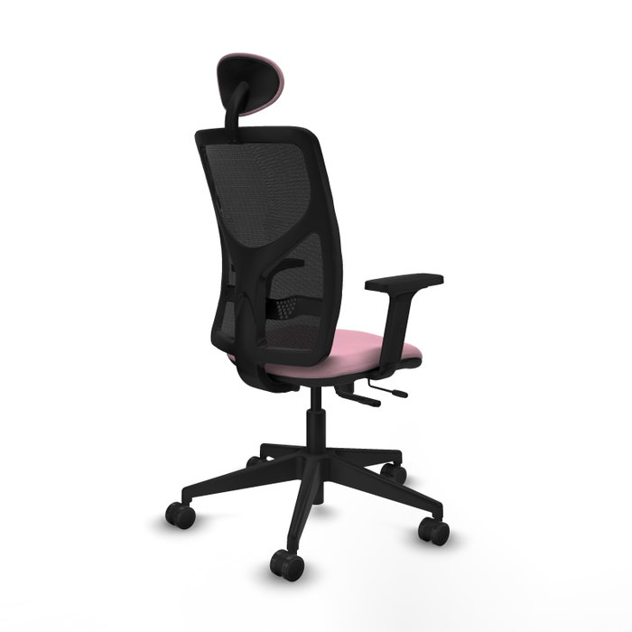 PIQUERAS Y CRESPO Silla de oficina Motilla Rosa con mecanismo Sincro/Traslack PIQUERAS Y CRESPO Silla de oficina Motilla Rosa con mecanismo Sincro/Traslack