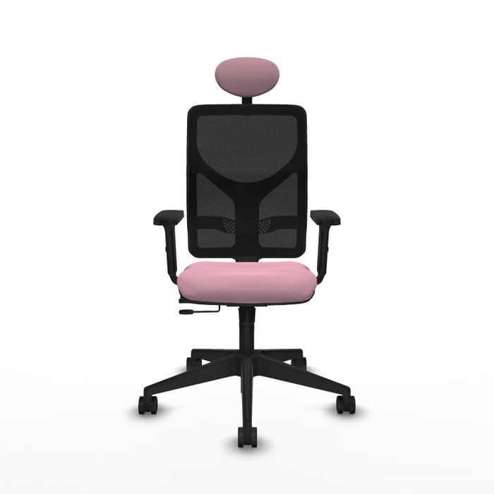 PIQUERAS Y CRESPO Silla de oficina Motilla Rosa con mecanismo Sincro/Traslack PIQUERAS Y CRESPO Silla de oficina Motilla Rosa con mecanismo Sincro/Traslack