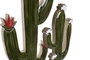 DKD Home Decor Set de Decoración Cactus de 2 Piezas en Mango Lacado