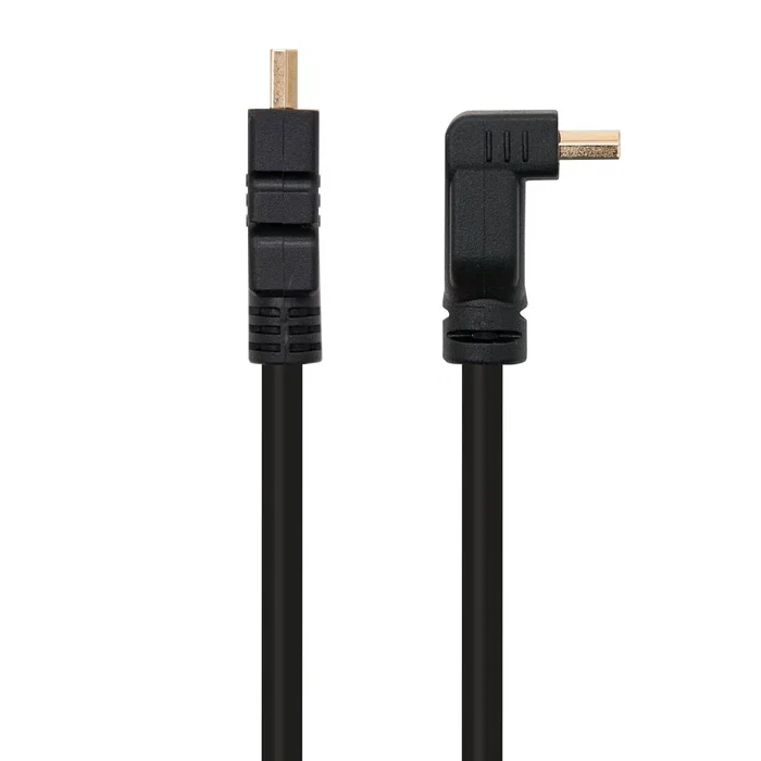 Nanocable Cable HDMI v1.4 Acodado 1,8m Negro