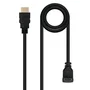 Nanocable Cable HDMI v1.4 Acodado 1,8m Negro