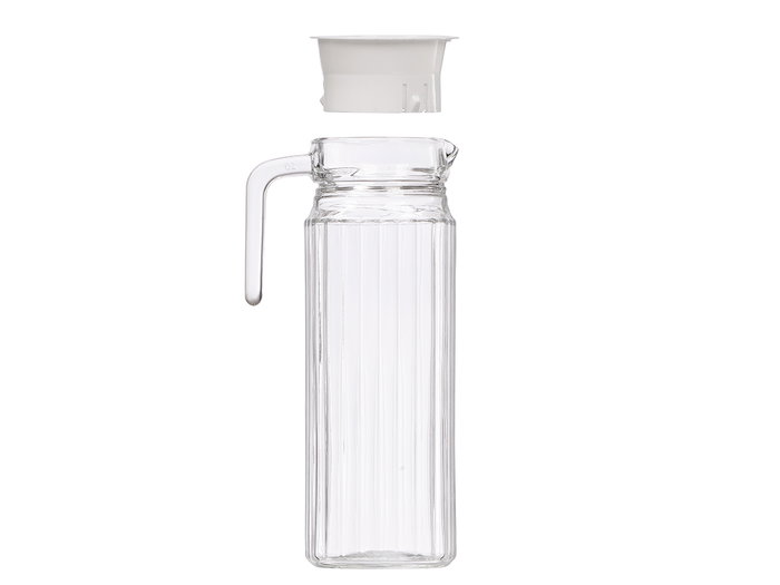 Vivalto Jarra Nevera Display 1L Vidrio Transparente 12,5x25x8,5 cm (Set de 16)