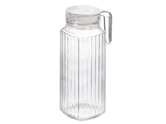 Vivalto Jarra Nevera Display 1L Vidrio Transparente 12,5x25x8,5 cm (Set de 16)