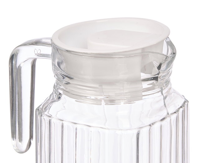 Vivalto Jarra Nevera Display 1L Vidrio Transparente 12,5x25x8,5 cm (Set de 16)