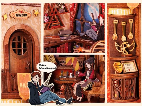 Maqueta Book Nook Flame Common Room 23 x 11 cm Maqueta Book Nook Flame Common Room 23 x 11 cm
