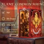 Maqueta Book Nook Flame Common Room 23 x 11 cm
