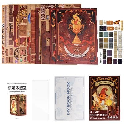 Maqueta Book Nook Flame Common Room 23 x 11 cm Maqueta Book Nook Flame Common Room 23 x 11 cm