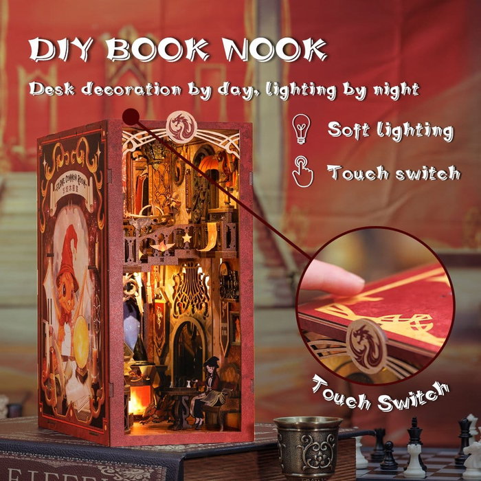 Maqueta Book Nook Flame Common Room 23 x 11 cm Maqueta Book Nook Flame Common Room 23 x 11 cm