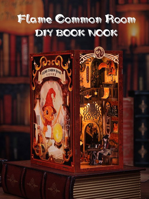 Maqueta Book Nook Flame Common Room 23 x 11 cm Maqueta Book Nook Flame Common Room 23 x 11 cm
