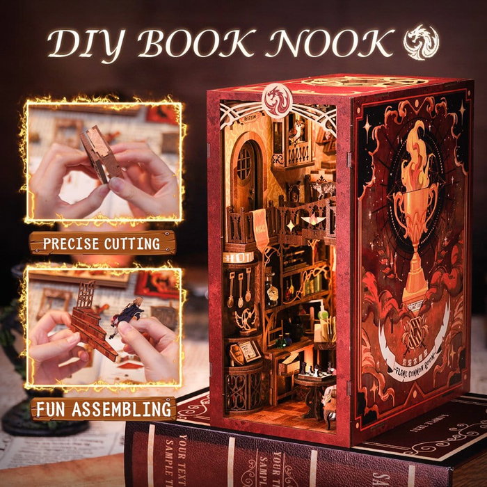 Maqueta Book Nook Flame Common Room 23 x 11 cm Maqueta Book Nook Flame Common Room 23 x 11 cm