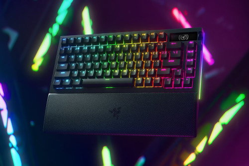 Razer BlackWidow V4 Pro 75% Teclado Mecánico para Juego Inalámbrico RGB, Idioma USA ISO, Ref. RZ03-05130300-R3E1