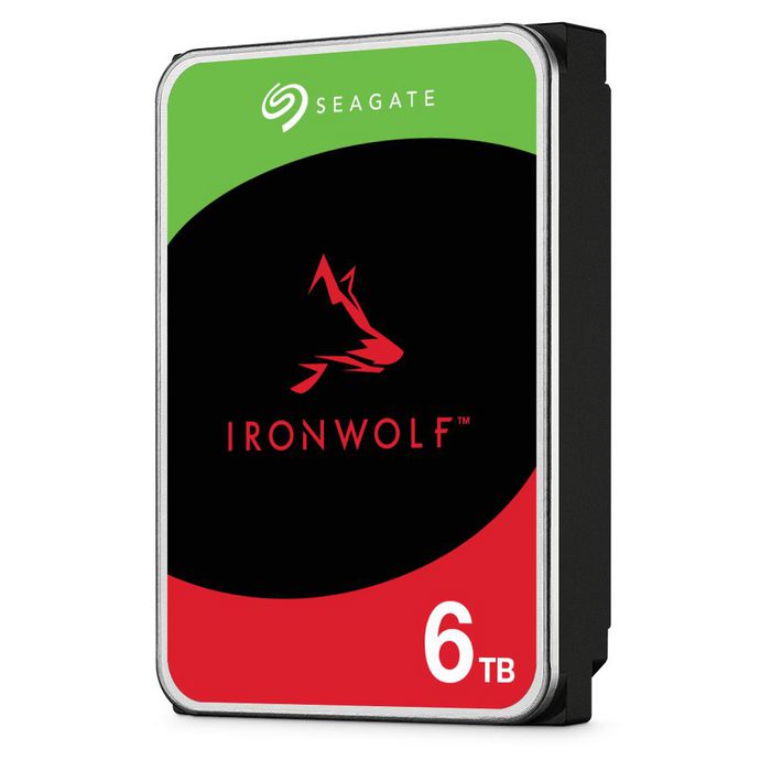 Seagate IronWolf 6TB Disco Duro Interno, 3.5", SATA 6Gb/s, 256MB