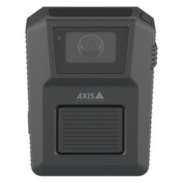 Axis W102 Cámara corporal portátil 2MP 2.3mm WDR IP67, negra