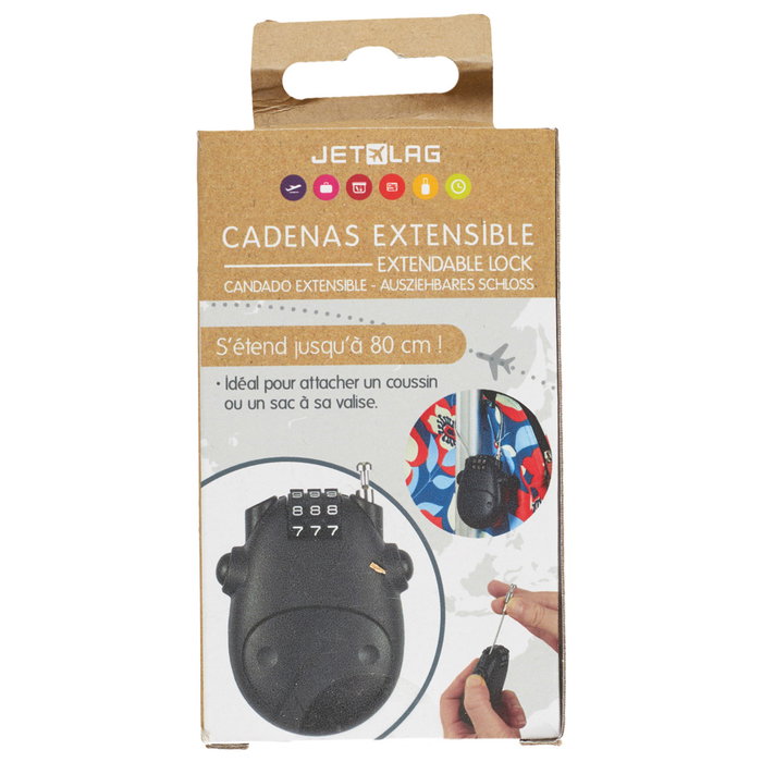 Jet Lag Candado Extensible para Maletas hasta 80 cm