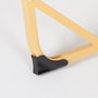 Aktive Silla plegable baja glamping crema aluminio con bolsillo